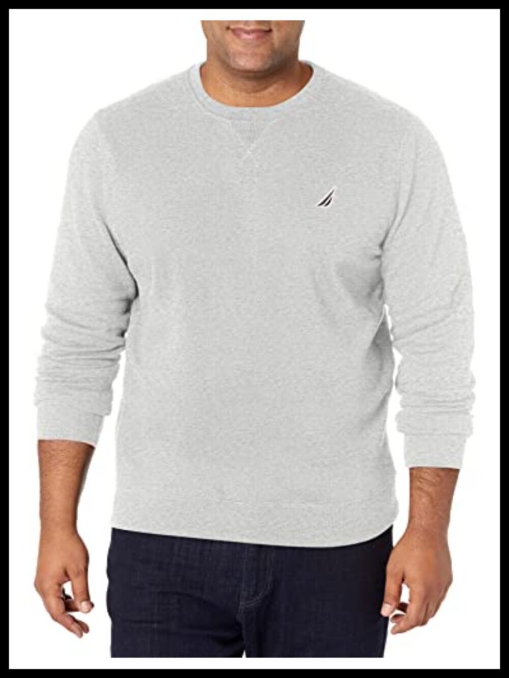 Men's Fleece Crewneck Sweatshirt Long Sleeve Pullover